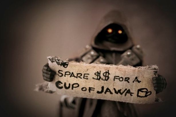 Star Wars Characters Face The Recession 