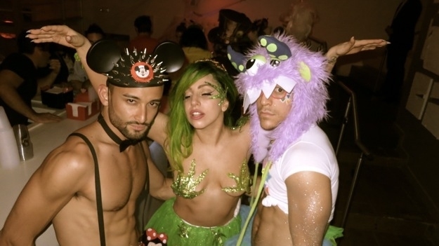 Lady Gaga Goes as Queen Cannabis for Halloween