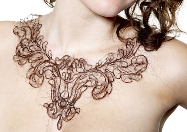 Human Hair Necklaces by Kerry Howley | Bored Panda