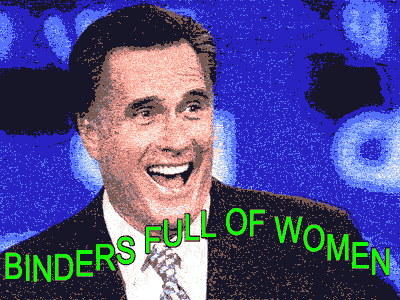 When Mitt Romney was asked during how he'd help women gain equality in the workforce, he said he'd received "binders ful