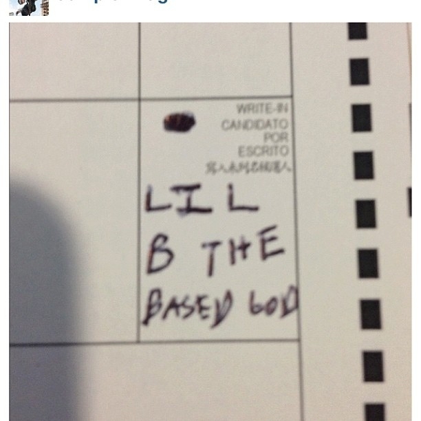 Silliest Write-In Candidates On Election Day