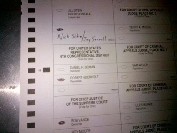 Silliest Write-In Candidates On Election Day