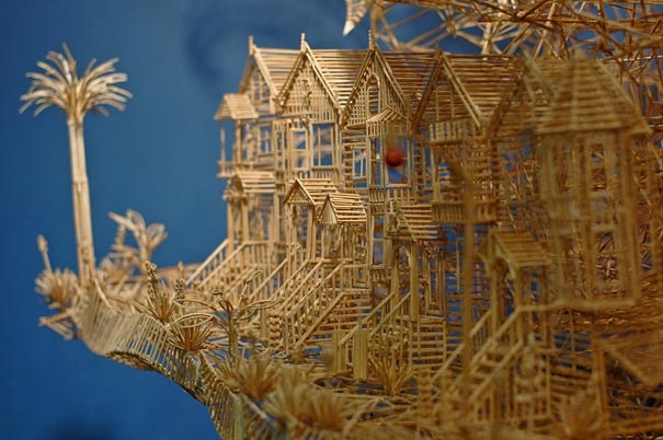 One Man and 100,000 Toothpicks