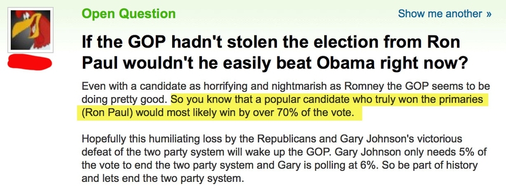 Yahoo! Answers is Home to the Stupidest Election Questions