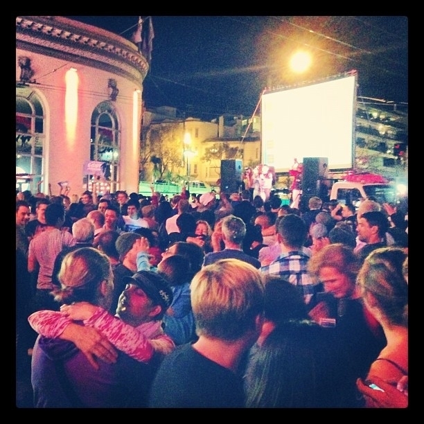 And of course, the Castro in San Francisco went wild. 
