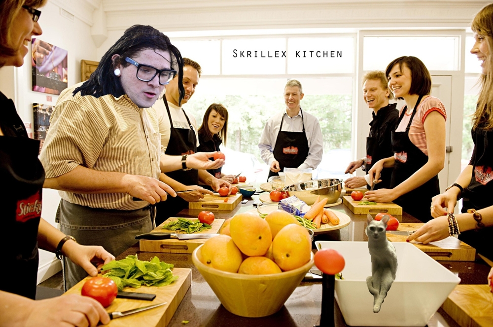 Cooking with Skrillex
