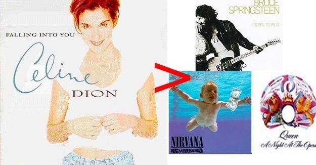 Celine Dion's “Falling Into You” sold more copies than any Queen, Nirvana, or Bruce Springsteen record