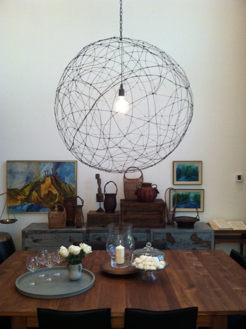  Or wire to make an orb lamp. 