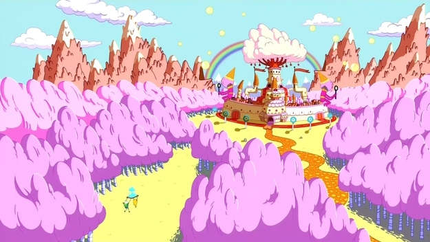 There's an entire kingdom made of candy whose subjects are also made of sweets.  