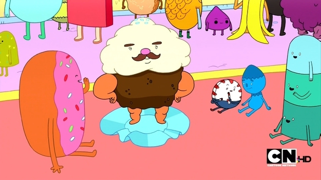 Fun fact: Mr. Cupcake is chocolate underneath.  