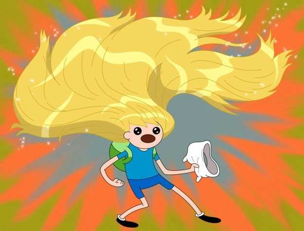 Finn is one of the main characters, and he has better hair than you.  