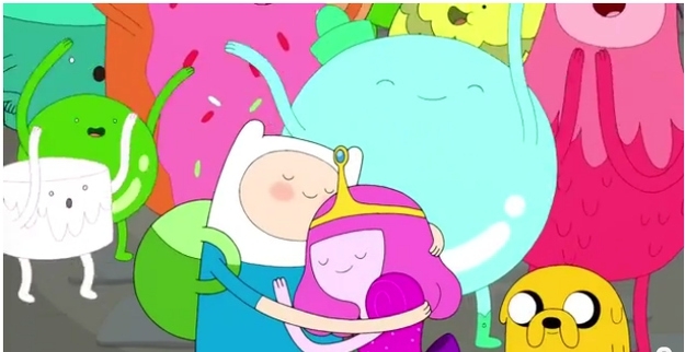 Finn's love for Bubblegum is cute.  