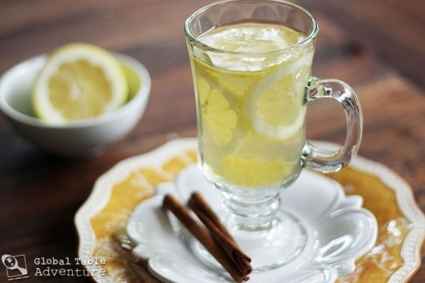 Hot Honey Lemon With Vodka