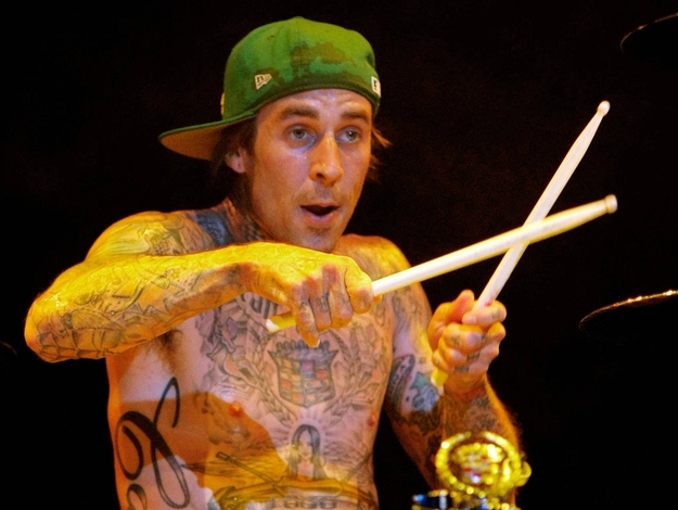 Before The Aquabats, Travis Barker was a garbage man.