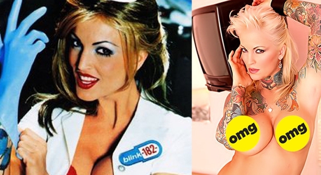  Porn star Janine Lindemulder is the nurse on the cover of "Enema of the State."