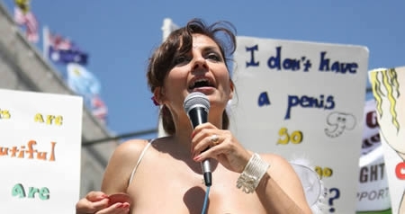 There is a NGO that fights for women's right to be topless