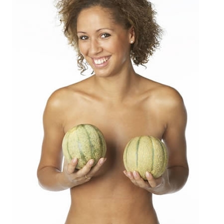 The left breast is usually larger