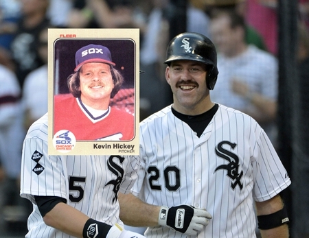 White Sox honor former coach by growing moustaches 
