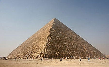 The Great Pyramid built to honor Pharaoh Khufu