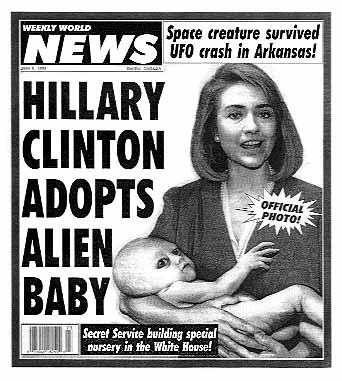 She might have an alien baby.