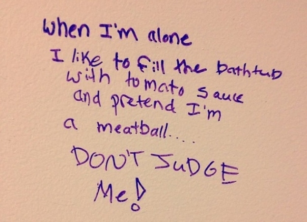 Weird Bathroom Confessions