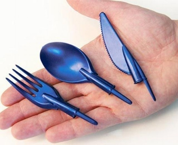 Pen-Cap Cutlery For Eating At Your Desk