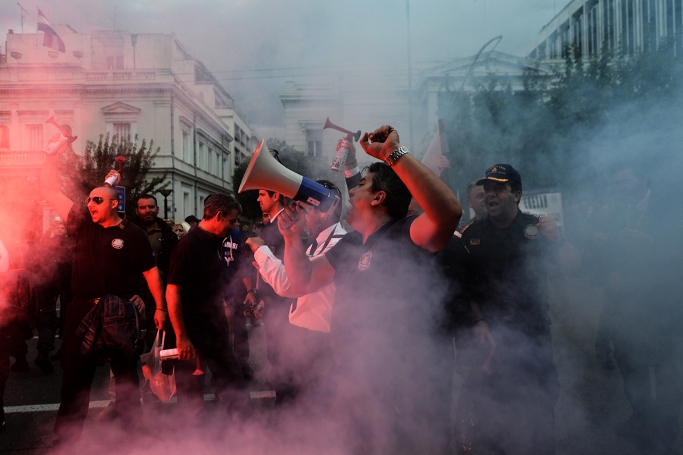 Massive Violence and Austerity protests 