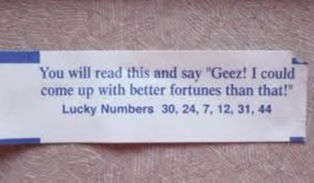 Hilarious Fortune Cookies 