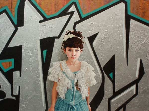 Angelic Portraits Of Girls Surrounded By Graffiti 