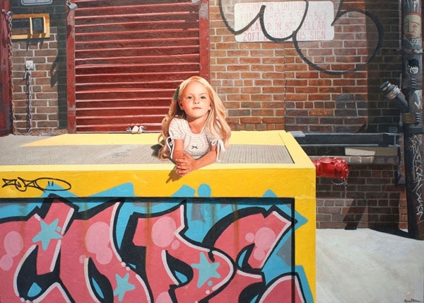 Angelic Portraits Of Girls Surrounded By Graffiti 