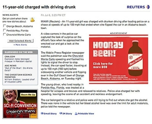 Most Awkward Ad Placements 