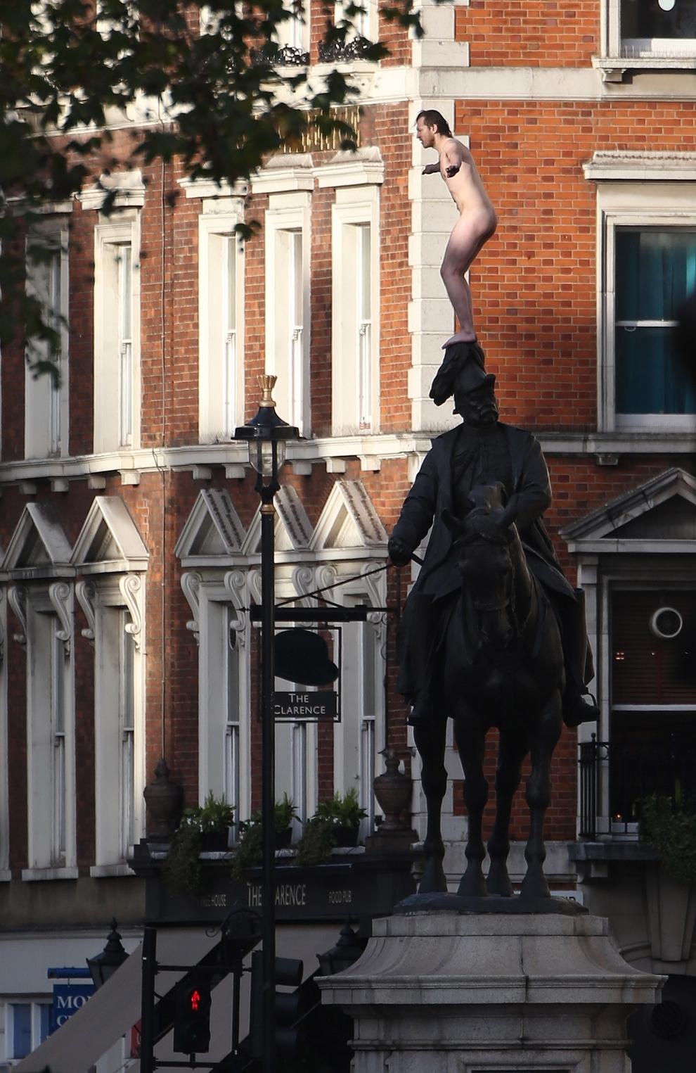 Naked Man Brings London to A Halt