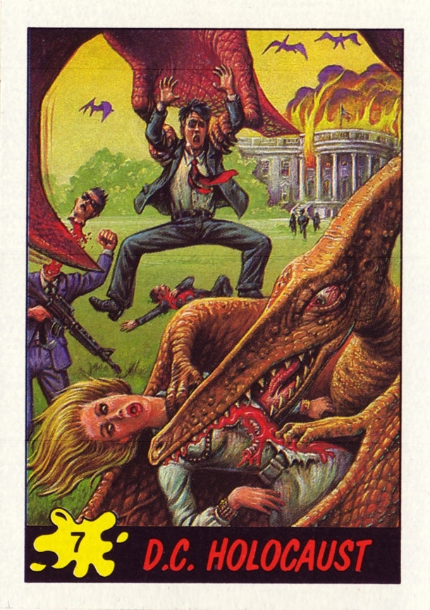 Dinosaurs Attack! Grotesque Trading Cards From The 80's 