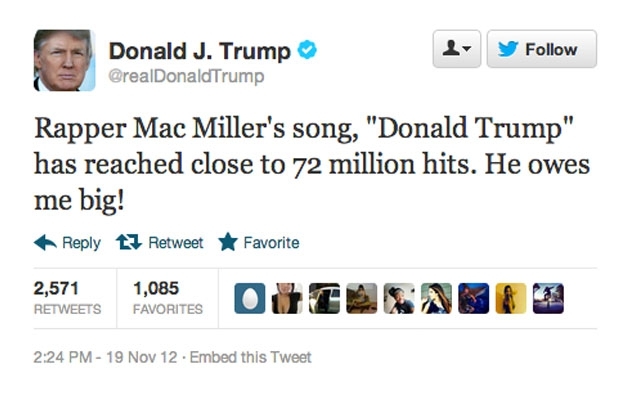 Donald Trump's Twitter Strikes Again 