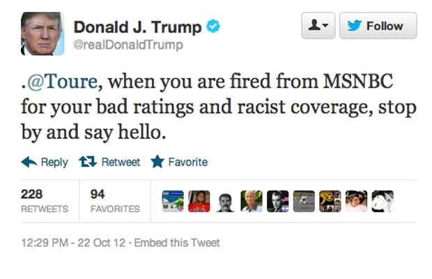 Donald Trump's Twitter Strikes Again 