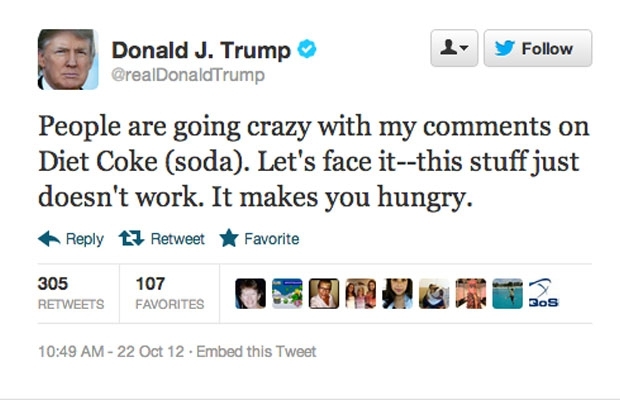 Donald Trump's Twitter Strikes Again 