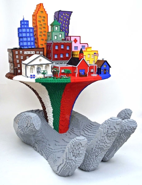 Incredible LEGO Artworks by Nathan Sawaya 