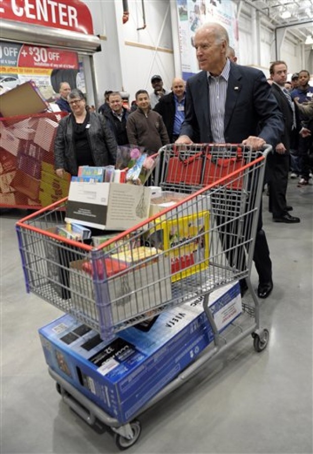 Joe Biden Goes to Costco