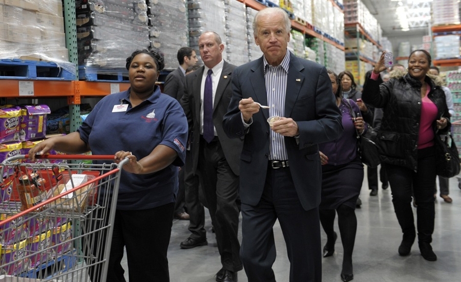 Joe Biden Goes to Costco