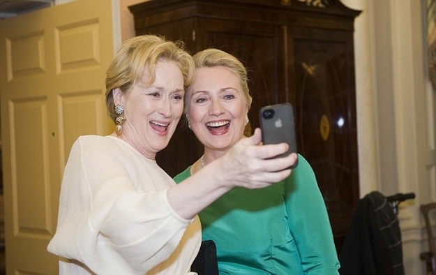 Meryl Streep And Hillary Clinton Hanging Out