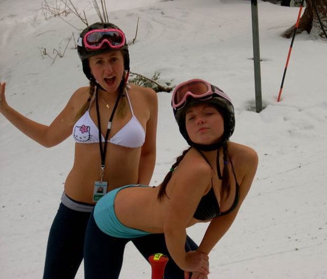 Winter Is Cold, These Ski Bunnies Are Hot!