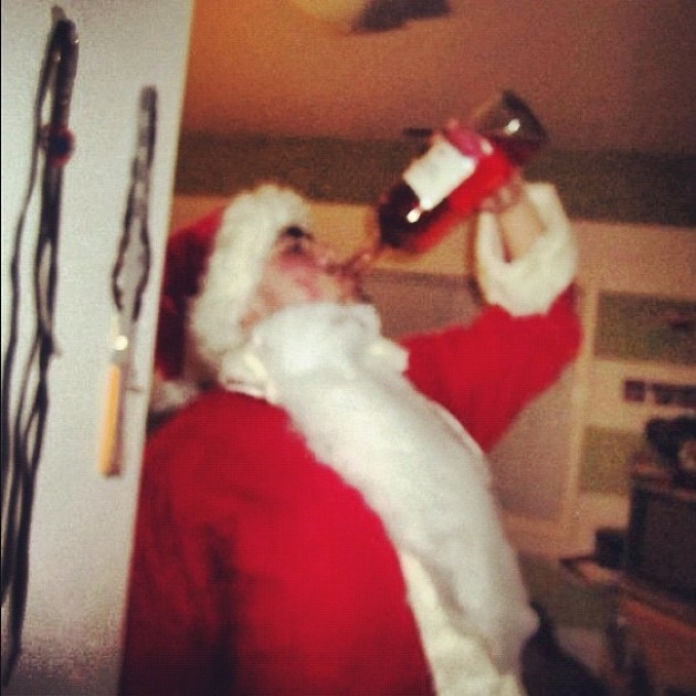 Instead of Cookies, give Santa a Beer. 