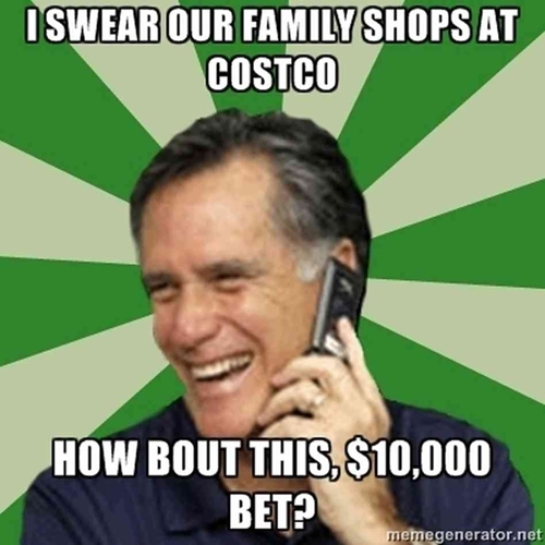 Mitt Romney Goes to Costco