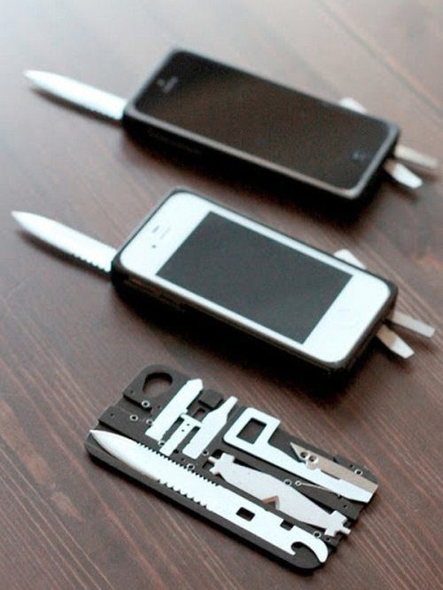 A Swiss Army knife iPhone case! 