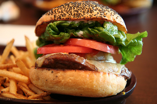 A burger sounds good to you right about now