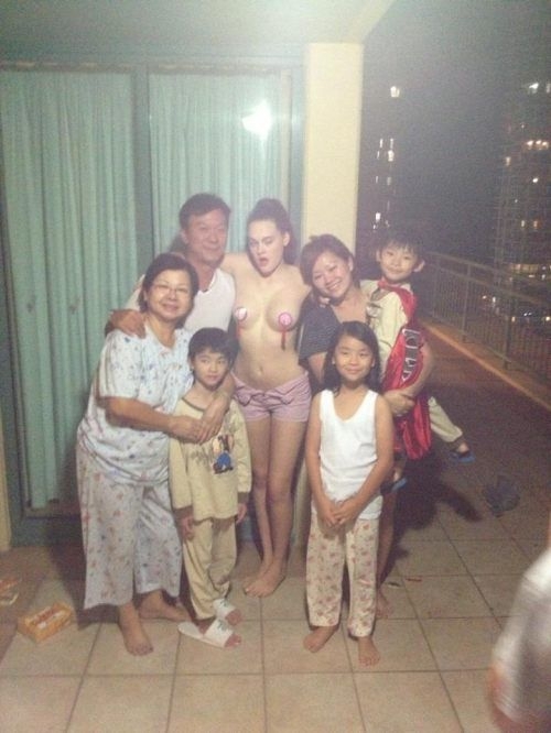Asian Family Photo 