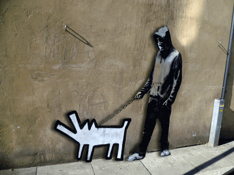 Brilliant Banksy Animated Gifs
