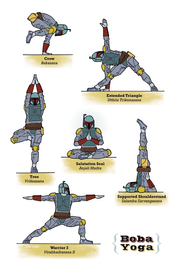 The Ultimate & Illustrative Guide To Star Wars Yoga