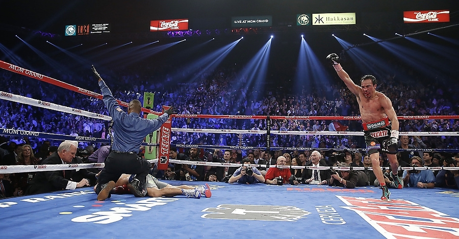 Juan Manuel Marquezknocks out Manny Pacquiao Like it's Nothing!