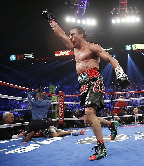 Juan Manuel Marquezknocks out Manny Pacquiao Like it's Nothing!